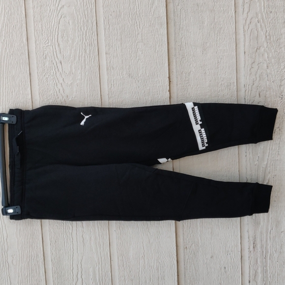 Puma boy's joggers size S 8 color black - Picture 1 of 5